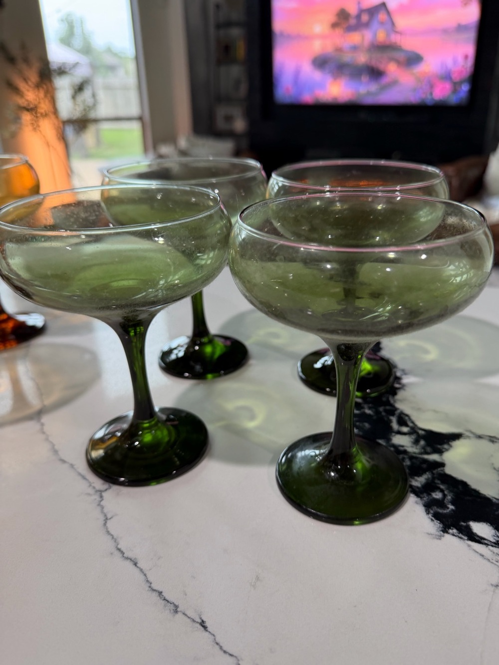 🍸 Retro Martini Coupe Glasses
